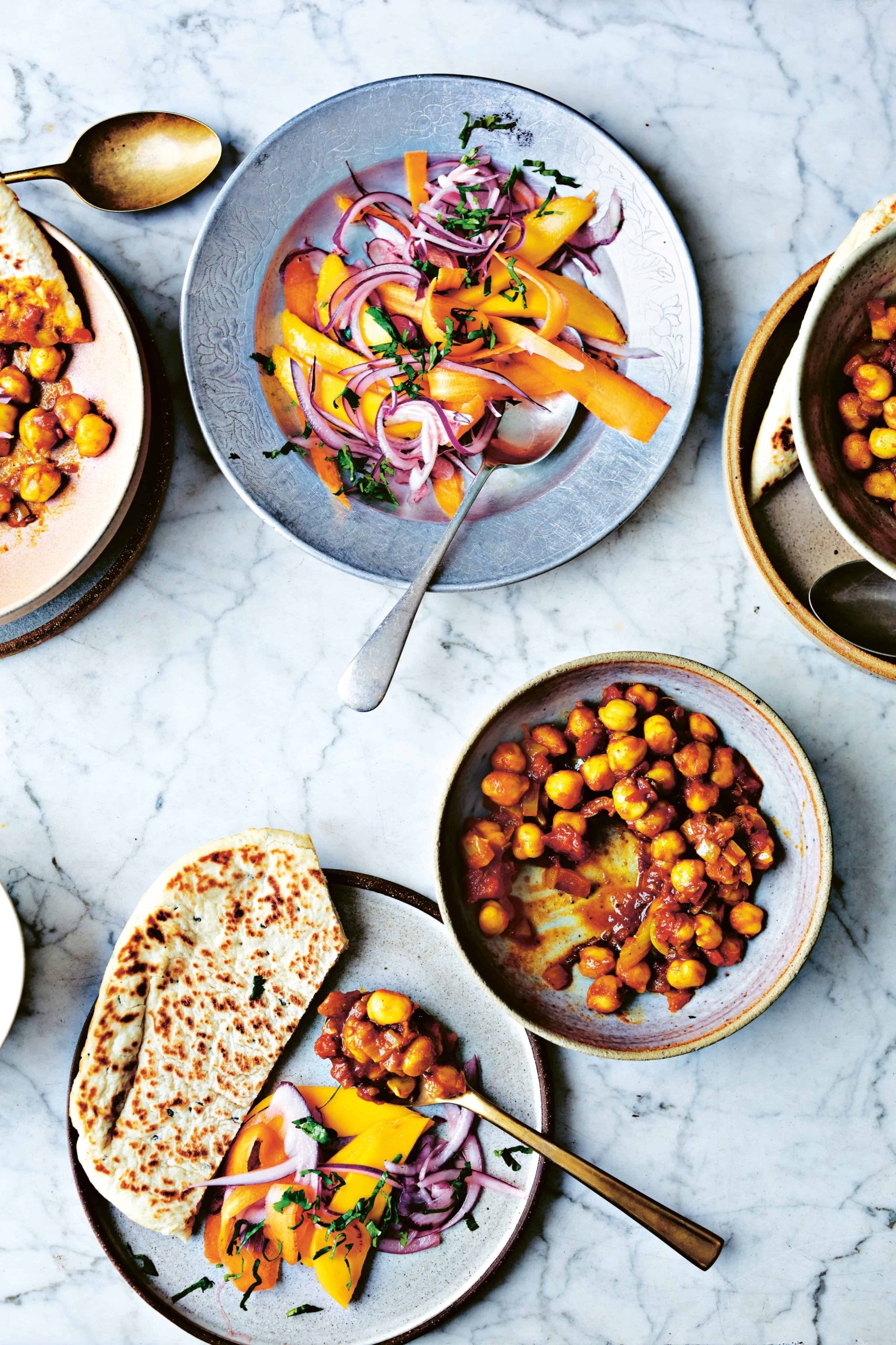 Katy Beskow’s 15 Minute Vegan: Tea-infused Chana Masala