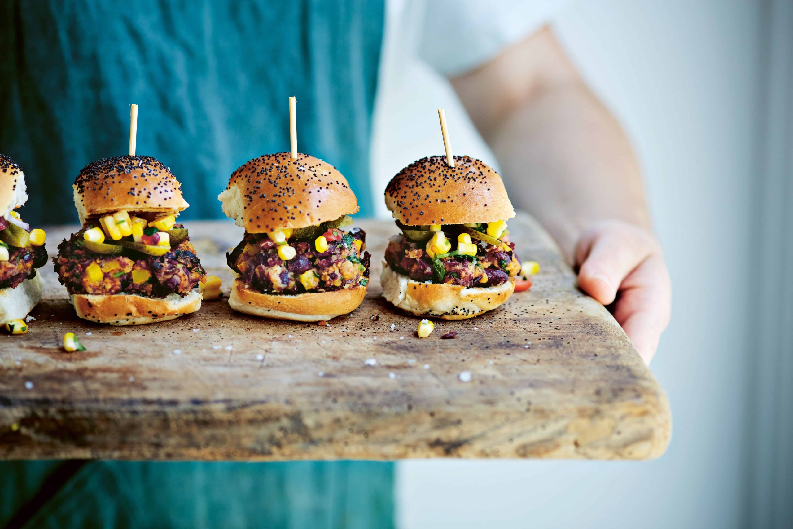 Katy Beskow’s 15 Minute Vegan: Chilli Bean Sliders