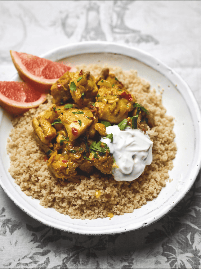 Nadiya Hussain’s Family Favourites: Grapefruit chicken stew with couscous