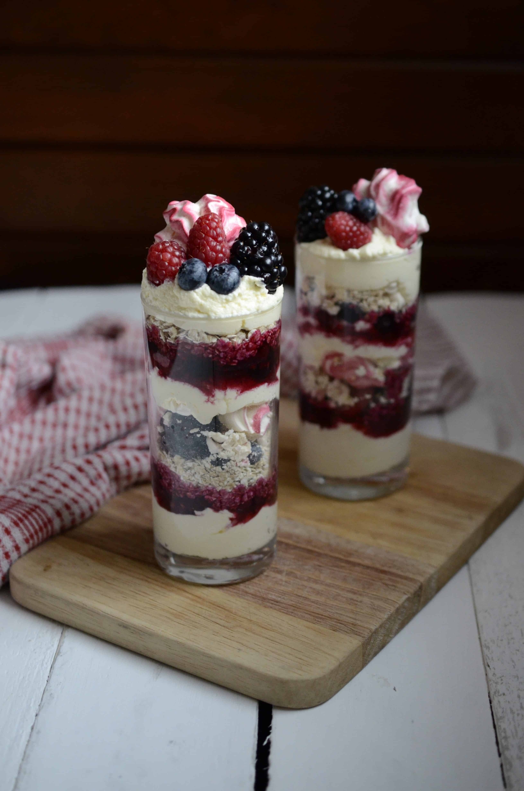 Three Sisters Bake: Berry Cranachan Mess