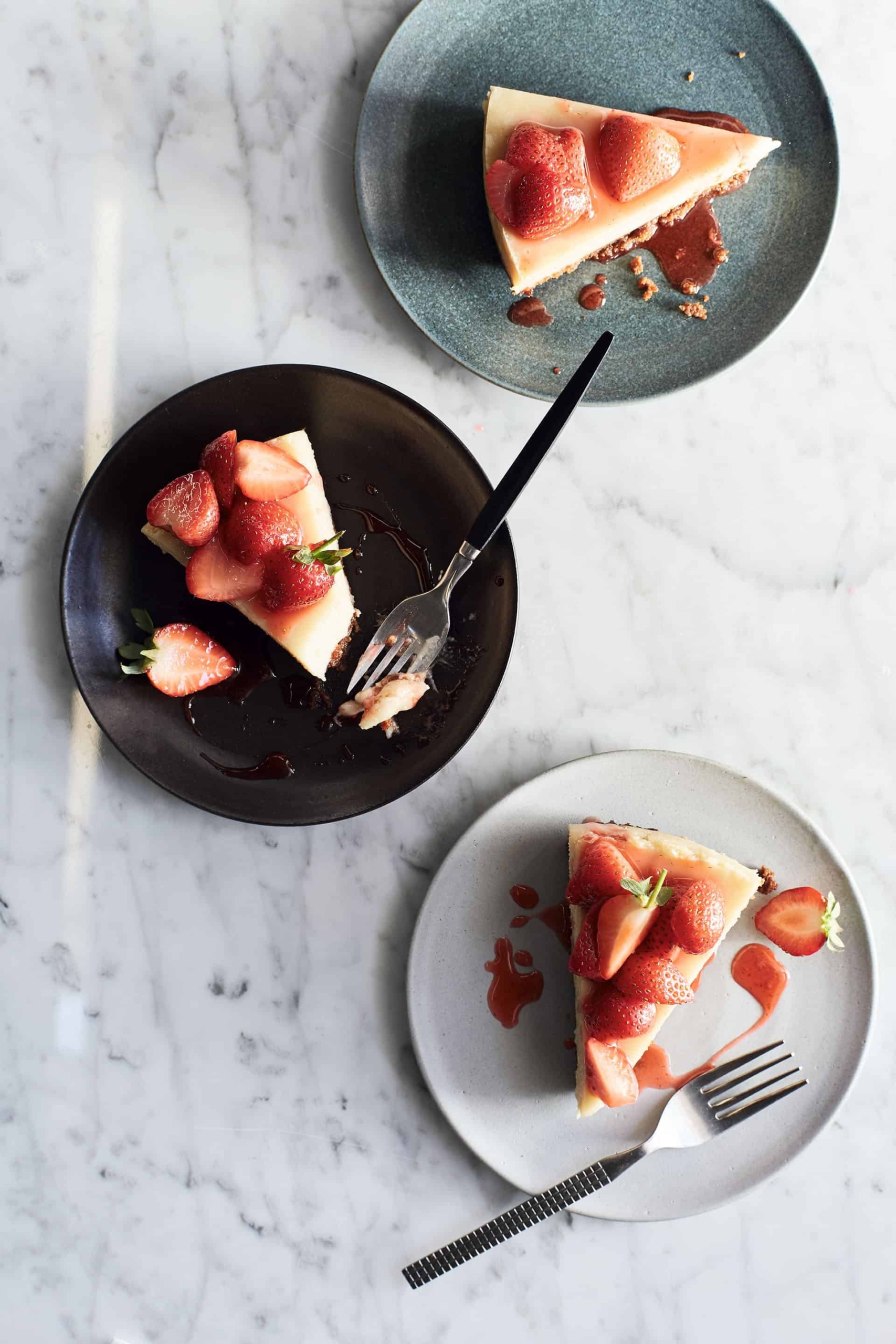 Henry Firth and Ian Theasby’s Bish Bash Bosh!: New York-style baked strawberry cheesecake