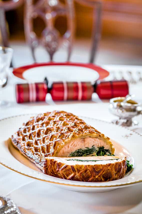Highclere salmon en croute