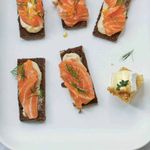 Marcus Wareing's gin-cured salmon