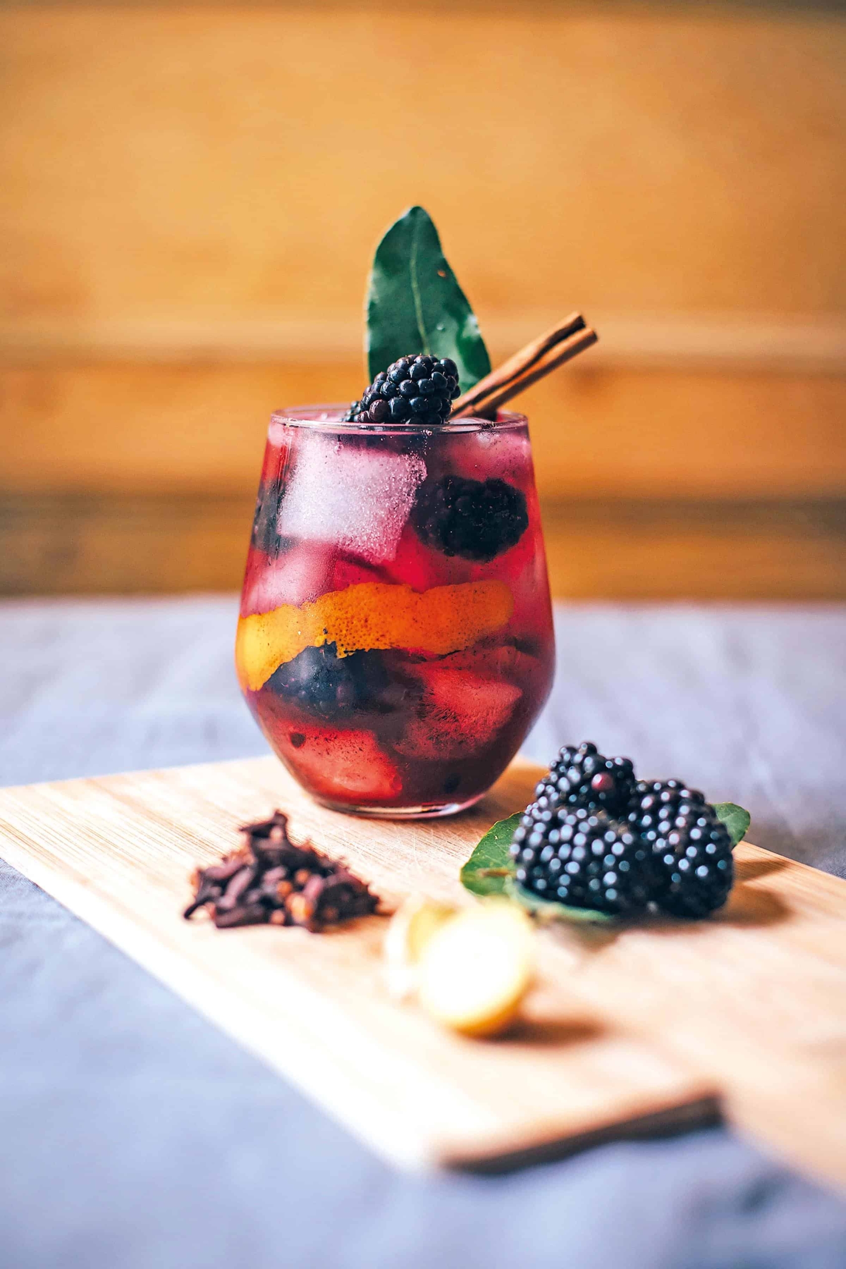 Make your own spiced bramble gin