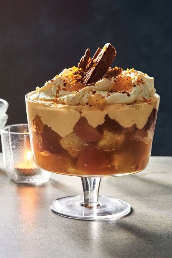 Marcus Wareing’s quince, rosemary and honey trifle