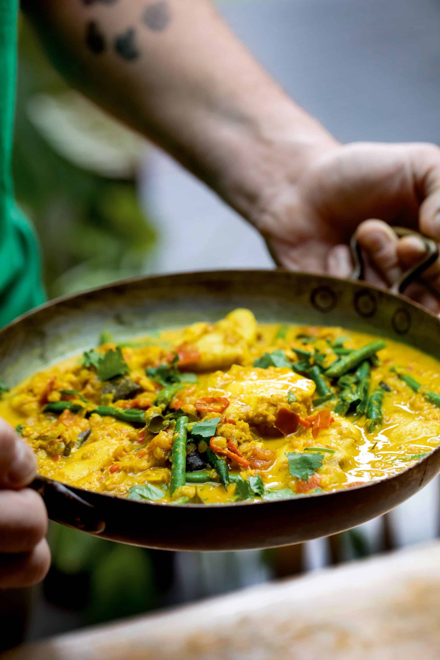 Tom Kerridge’s monkfish and coconut curry