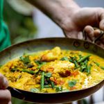 Monkfish curry