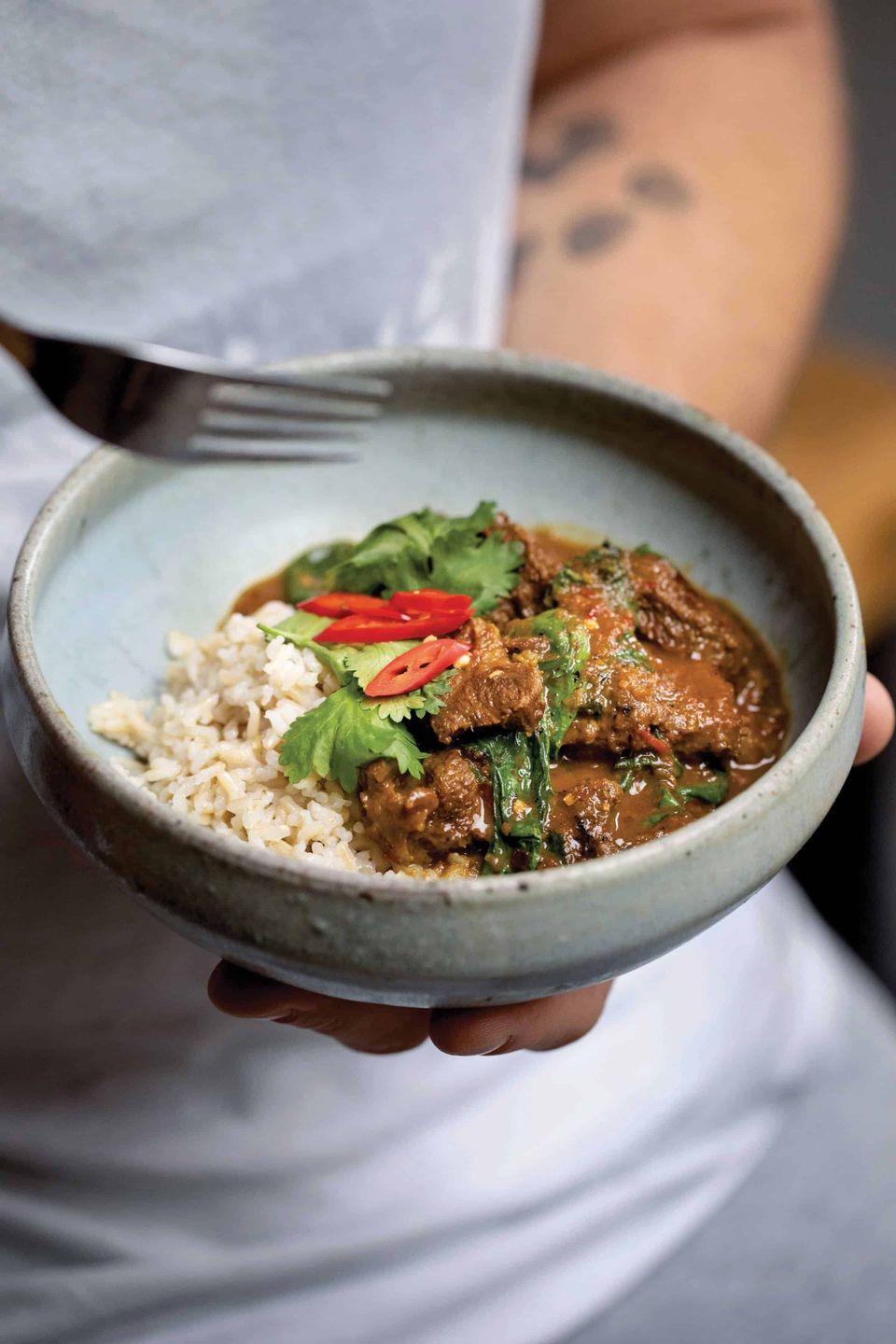 Malaysian-style beef curry