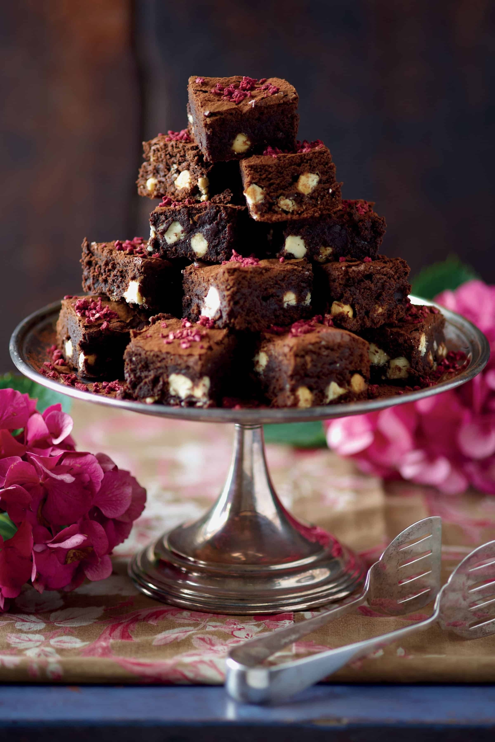 Naked brownie stack