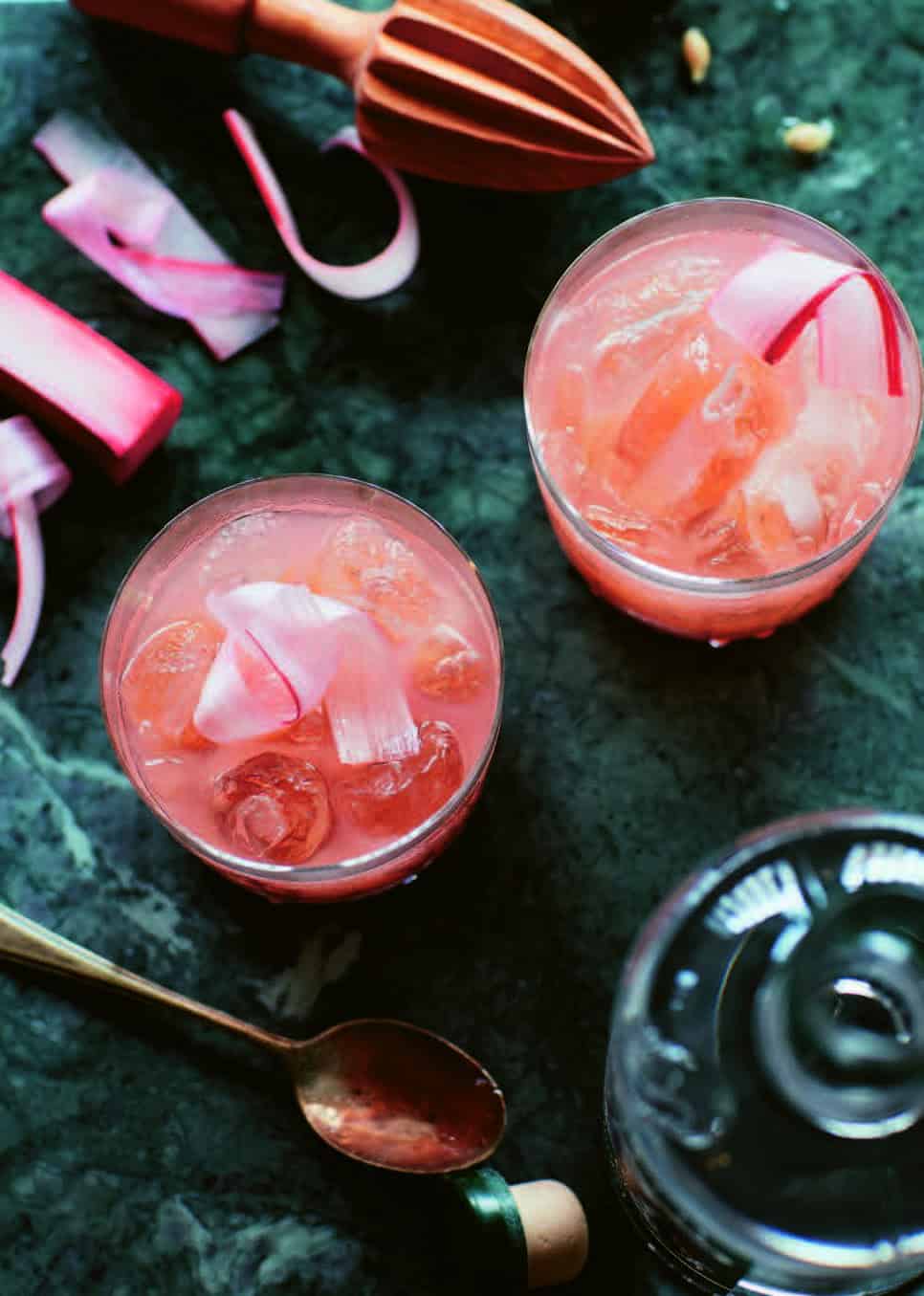 Rhubarb Jammer cocktail